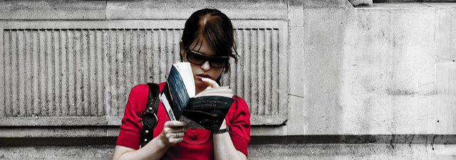 photo of woman reading