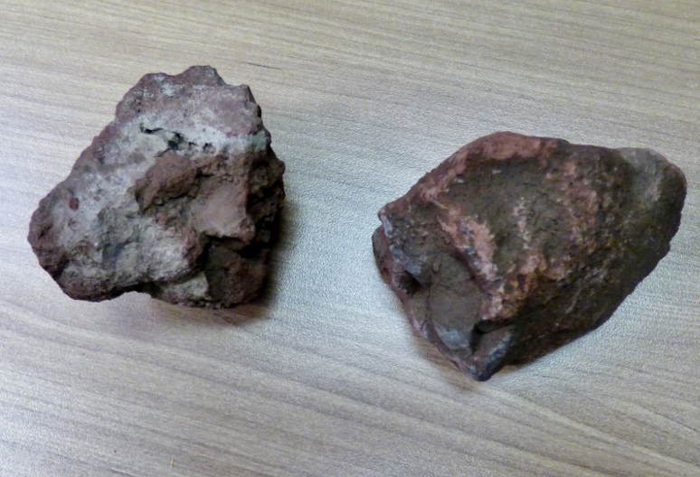 Rocks from family farm
