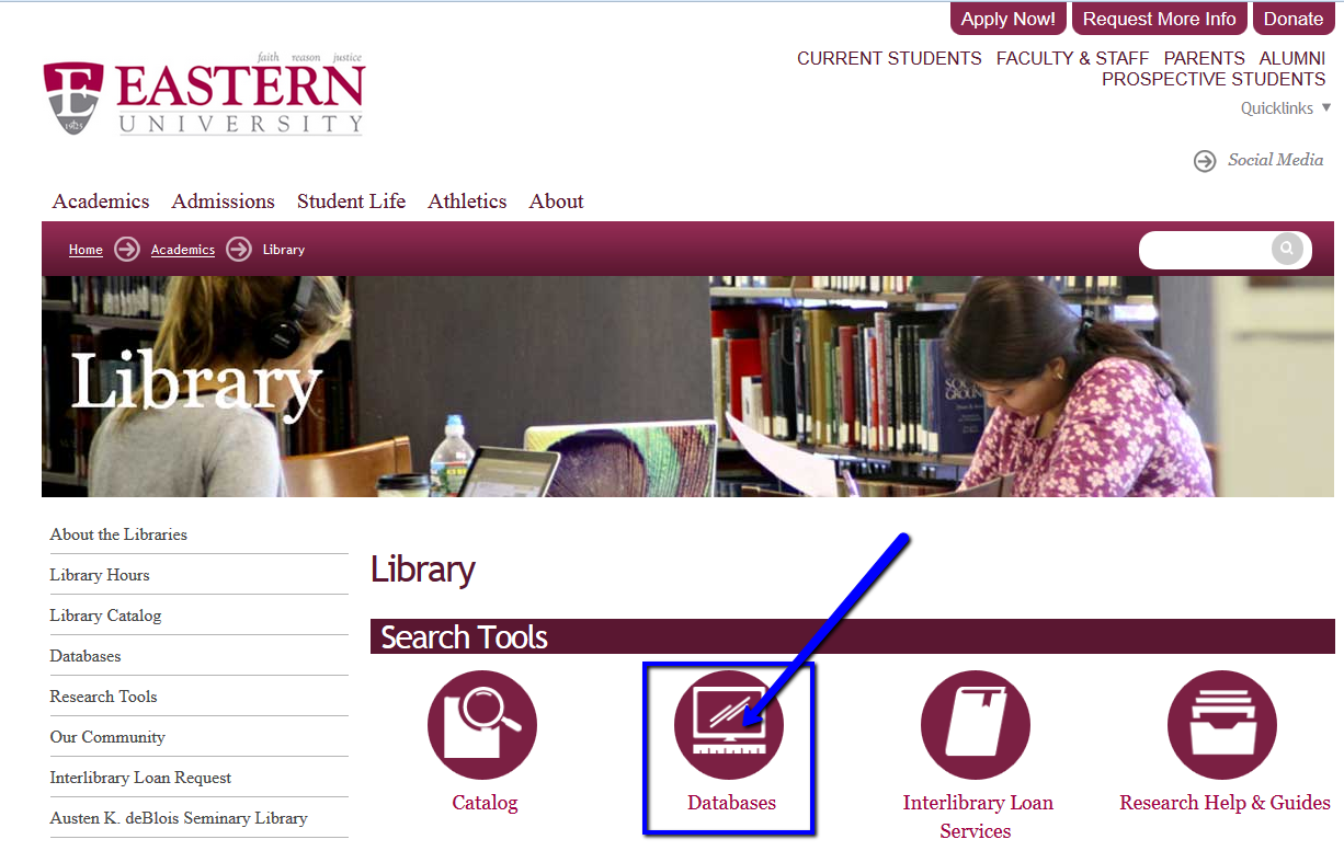 Here's how! How do I access library databases from on or offcampus