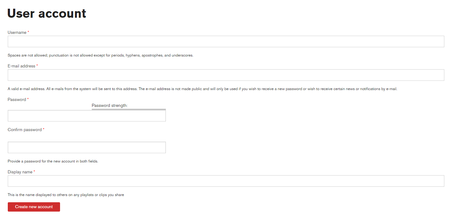 Account Details Screen