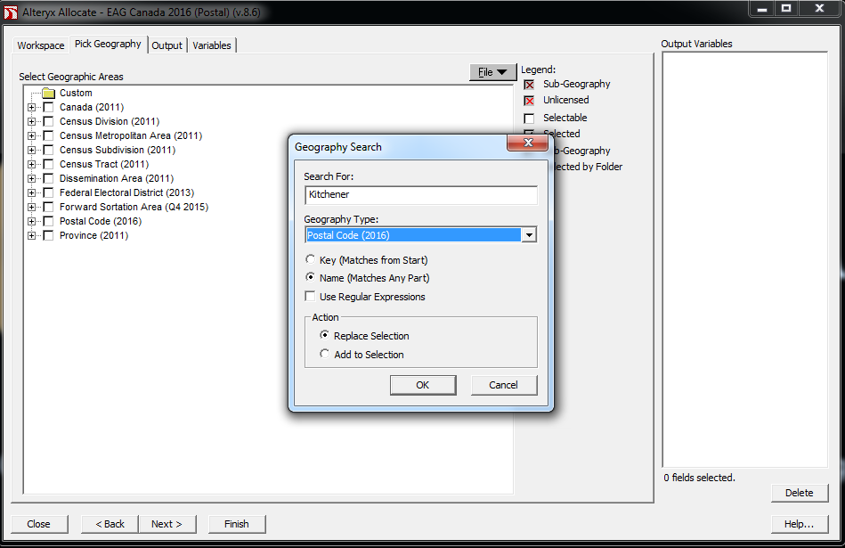 Data Mapping Options EAG Canada Allocate Software Help Library