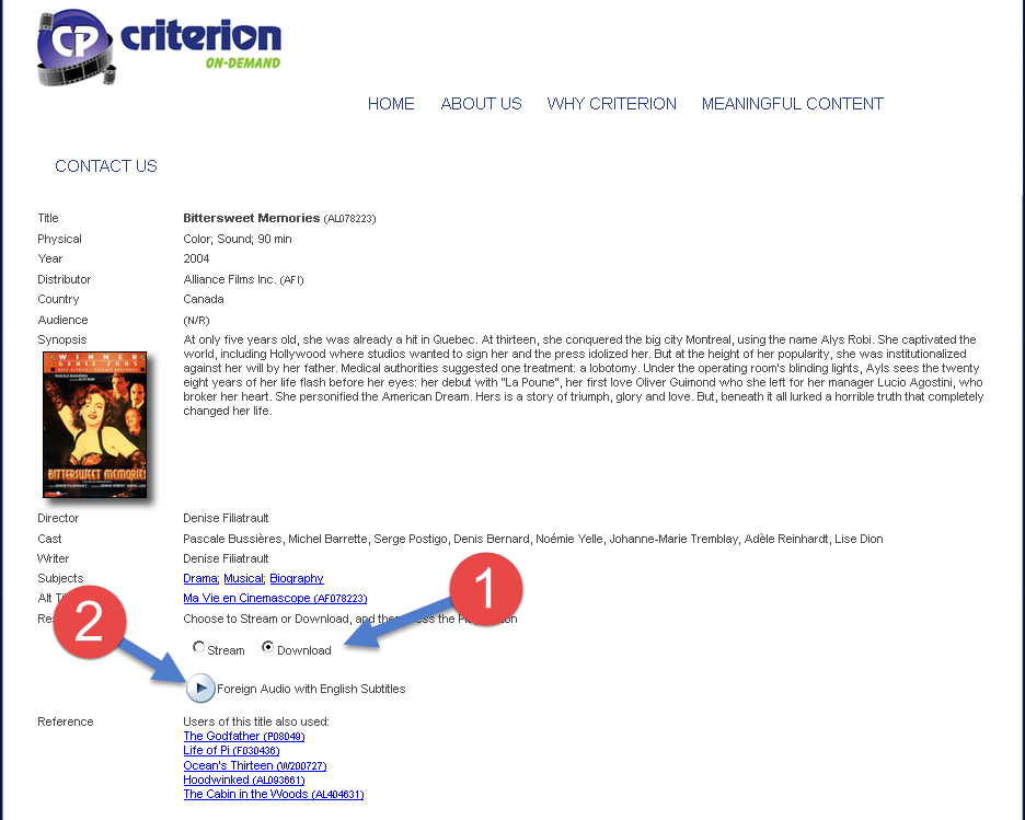 Image of Video Details Page