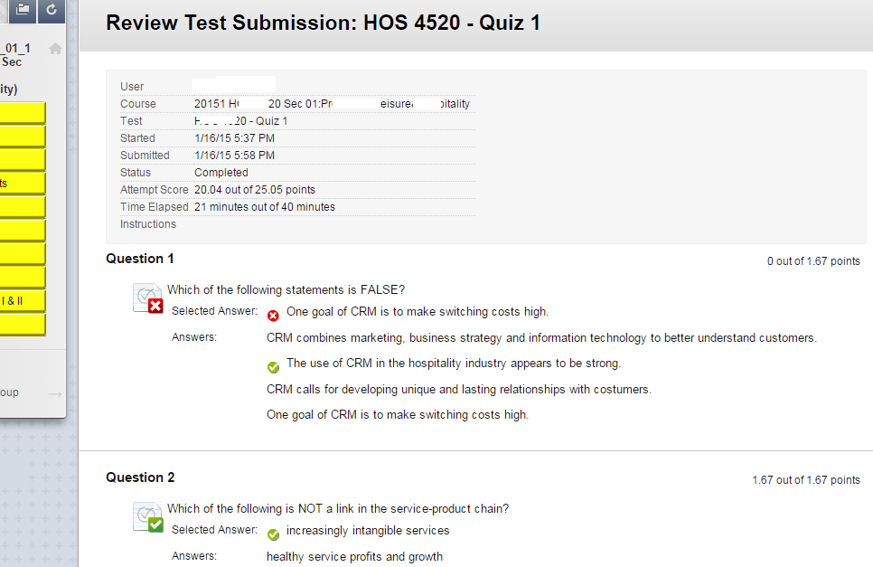 How To View Test Answers On Blackboard