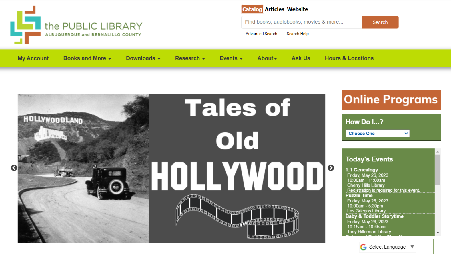 Public Library Examples Power Your Library site with LibGuides CMS