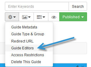adding guide editors