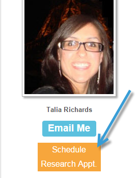 my scheduler widget in profile box