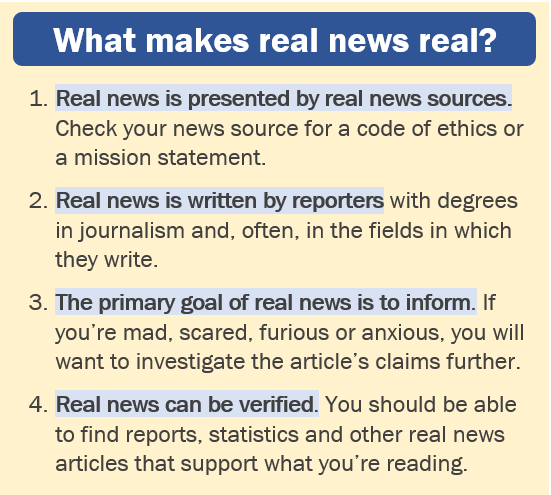 What makes real news real?