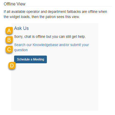 Example of the Offline View
