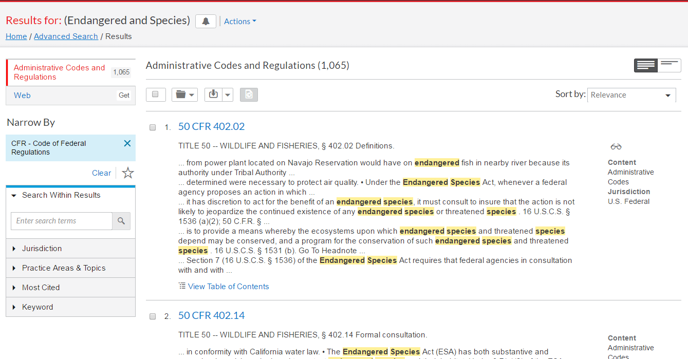 Searching C.F.R. Online Code of Federal Regulations (CFR) LibGuides