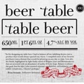 Stillwater Table Beer