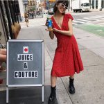 Juice & Couture outside American Two Shot Clothing Store in SOHO