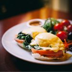 Eggs Benedict at Cupping Room Cafe in SOHO