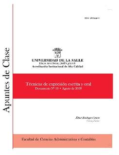 Técnicas de expresión escrita y oral