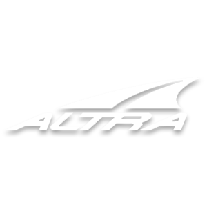 Altra brand symbol in white