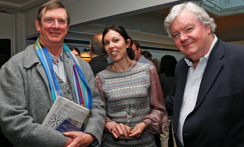 Mike Newell, Rebecca Johnson and Iain Smith at BAFTA. Photograph © Bip Mistry