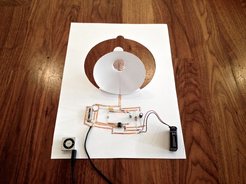 Coralie Gourguechon's Paper Speaker
