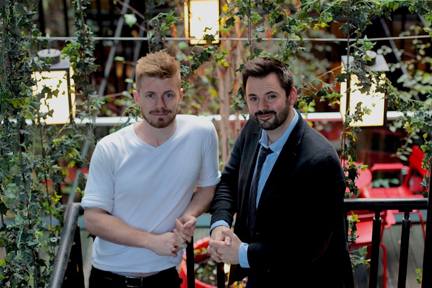 Guiding lights mentee Matthew Orton (left) and mentor Matt Charman (right)