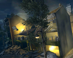 Bombed house in Lives at War game 