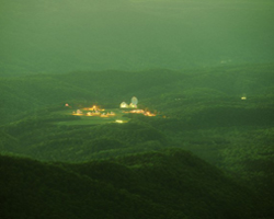 They Watch the Moon, 2010, C-print © Trevor Paglen, Courtesy of Galerie Thomas Zander, Cologne and Altman Siegel Gallery, San Francisco.