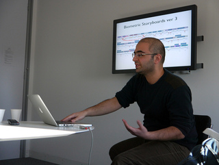 Pejman Mirza-Babaei at UX Camp Brighton, December 2012. Photo: Rob Pearson