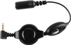 Stereo 2.5mm to Stereo 3.5mm Retractable Adaptor