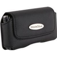 Photo of Luxus Black Leather Medium Horizontal Case