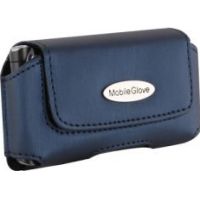 Photo of Mobile Glove Luxus Royal Blue Satin Medium Horizontal Case Slim