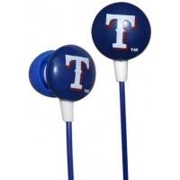 Photo of Officially Licensed MLB Printed Earbuds Texas Rangers
