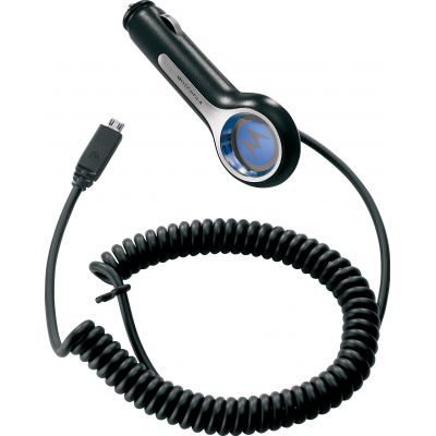 Genuine Motorola OEM Micro-USB Rapid Car Charger SPN5400 / P513