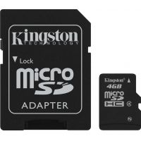 Photo of Kingston 4GB MicroSD High Capacity Memory Card With SD Adapter