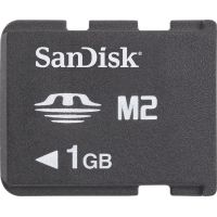 Photo of SanDisk Memory Stick Micro M2 1GB with Memory Stick PRO Duo adapter