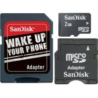 Photo of SanDisk 2GB microSD Memory Card With 2 Adapters