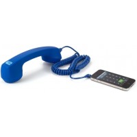 Photo of Echo Logico Soft Touch Retro Handset In Royal Blue