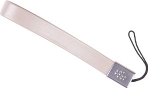 RIM BlackBerry OEM Leather Pull Strap - White