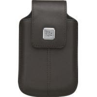 Photo of RIM BlackBerry Curve 8900 OEM Leather Swivel Holster - Dark Brown