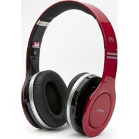 Photo of MiiKey Incorporated Wireless MiiRhythm Stereo Bluetooth Headset, Red