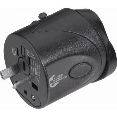World Travel Adapter Black