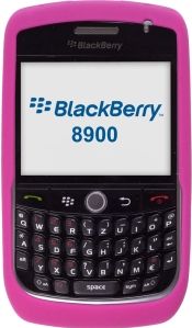 Pink Silicone Skin for BlackBerry Curve 8900