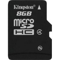 Photo of Kingston microSDHC 8GB Memory Card Only