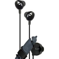Photo of iLuv Black Hi-Fi in-ear Stereo Earphones with volume control