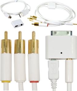 i.Sound A/V Cable for iPhone 3G / 3GS and all ipods