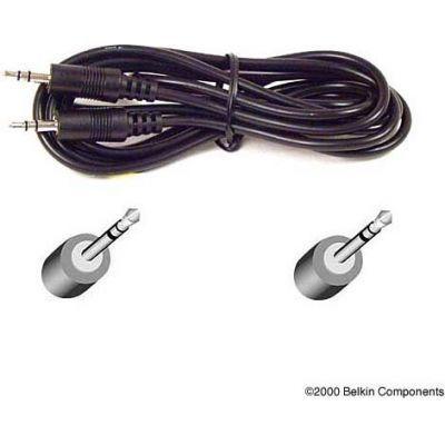 Belkin Mini-stereo Audio Cable 6-ft 3.5mm male-to-male