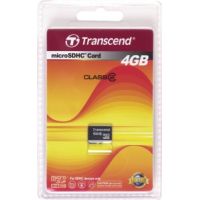Photo of Transcend microSDHC 4GB Memory Card Class 2 only