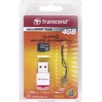Photo of Transcend USB Reader and 4GB microSDHC