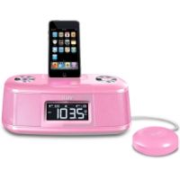 Photo of Vibe - Dual Alarm Clock w/Bed Shaker for your iPhone - Pink