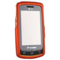 Photo of Orange Rubberized Protective Shield For Lg Bliss UX700 
