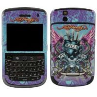Photo of Musicskins Oem/brand Name Vinyl Skin With Ed Hardy Love Kills Design For BlackBerry 9630 Tour
