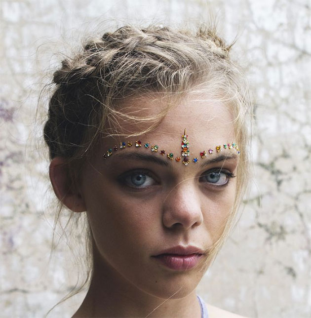 Resultado de imagem para maquiagem carnaval tumblr