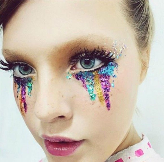 Resultado de imagem para chorando glitter tumblr
