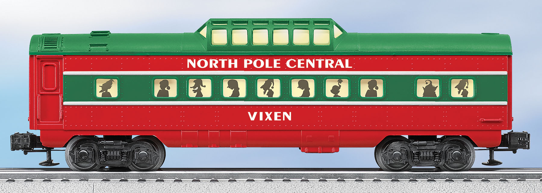 North Pole Central O27 Streamlined Vista Dome "Vixen"